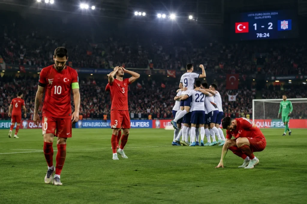 Bursa’da Futbol Şoku: Türkiye, İtalya Karşısında Dağıldı
