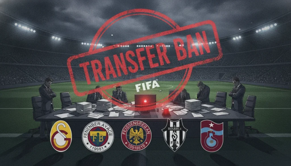 FIFA’dan Dört Türk Kulübüne Şok: Üç Dönem Boyunca Transfer Yasaklandı