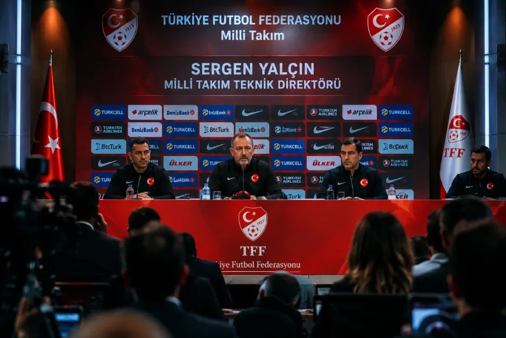 A Milli Takım’da Sergen Yalçın Dönemi: İşte Teknik Kadro Yapılanması